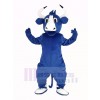 Heureux Bleu Taureau Mascotte Costume