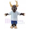 Cerf costume de mascotte