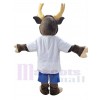 Cerf costume de mascotte