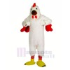 Fort blanc poulet Mascotte Les costumes Dessin animé