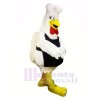 Mignonne blanc poulet Mascotte Les costumes Dessin animé