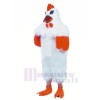 blanc Poids léger poulet Mascotte Les costumes Dessin animé