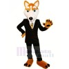 Gentleman Loup avec Costume Mascotte Déguisements Dessin animé