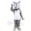 Féroce Gris Loup Mascotte Déguisements Dessin animé