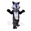 Peluche Gris Loup Mascotte Déguisements Dessin animé