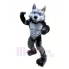 Puissance Muscle Loup Mascotte Déguisements Dessin animé