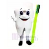 En bonne santé Dent Mascotte Costume Dessin animé
