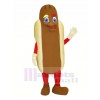 Haute Qualité Hot-dog Mascotte Costume Dessin animé