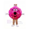 Rose Donut Mascotte Costume Dessin animé