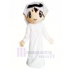 Mignonne arabe Garçon Mascotte Costume Dessin animé