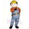 Mignonne Constructeur Copain Mascotte Costume Gens