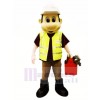 Travailleur Constructeur Mascotte Costume Gens