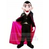 Dracula Vampire avec Bleu Yeux Mascotte Costume Dessin animé