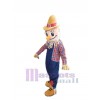 Homme costume de mascotte