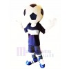Drôle Football Tête Mascotte Costume Dessin animé