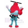 Hélicoptère costume de mascotte