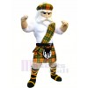 Fort Muscle Highlander Mascotte Costume Personnes