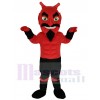 Diable costume de mascotte