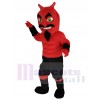 Diable costume de mascotte