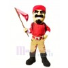 Pionnier dans rouge Mascotte Costume Gens