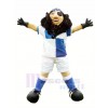 Pirate avec Noir Barbe Mascotte Costume Gens