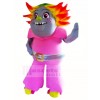 Trolls avec Gros Yeux Adulte Mascotte Costume Dessin animé