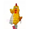 Mignonne Poussin avec Tablier Mascotte Costume Dessin animé