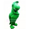Mignonne vert Dinosaure T-Rex Mascotte Costume Dessin animé