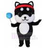 Chien costume de mascotte