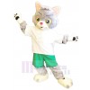 Chat costume de mascotte