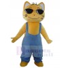 Chat costume de mascotte