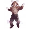 Lynx Bobcat costume de mascotte