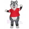 Loup costume de mascotte