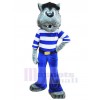 Loup costume de mascotte