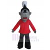 Loup costume de mascotte