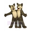 Loup costume de mascotte