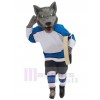 Loup costume de mascotte