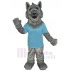 Loup costume de mascotte