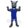 Loup costume de mascotte