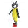 Loup costume de mascotte