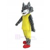 Loup costume de mascotte