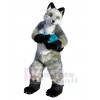 Loup costume de mascotte