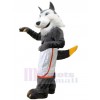 Loup costume de mascotte