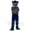 Loup costume de mascotte