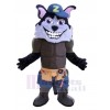 Loup costume de mascotte