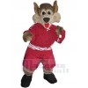 Loup costume de mascotte