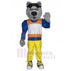Loup costume de mascotte