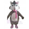 Loup costume de mascotte