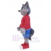 Loup costume de mascotte