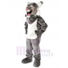 Loup costume de mascotte